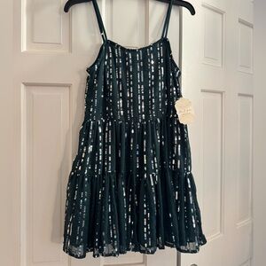 Altar'd State Dress, Hunter Green Felix Sequin
Dress, Size Small